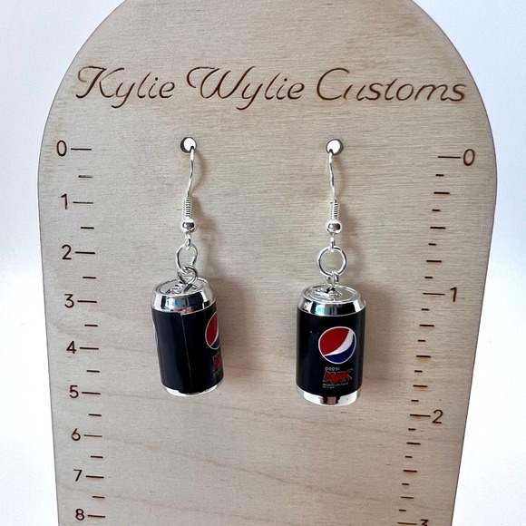 Pepsi Max Earrings - Pepsi Cans - Drink Earrings - Novelty Earrings - Pop Soda - Picture 8 of 8